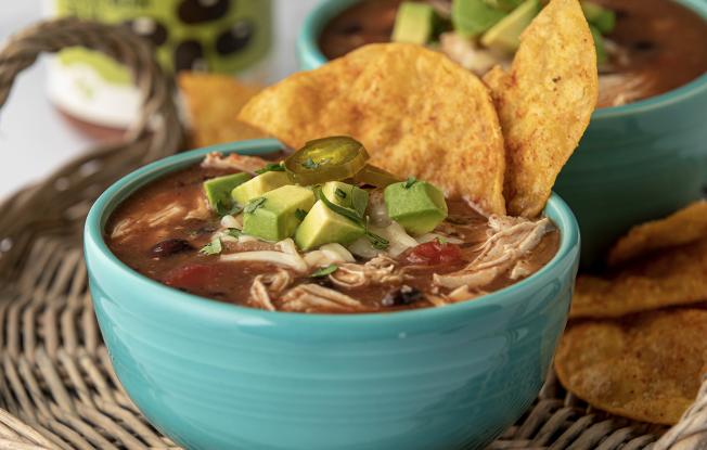 Black Bean Salsa Soup