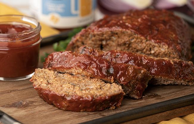 Meatloaf with Craft Beer Salsa