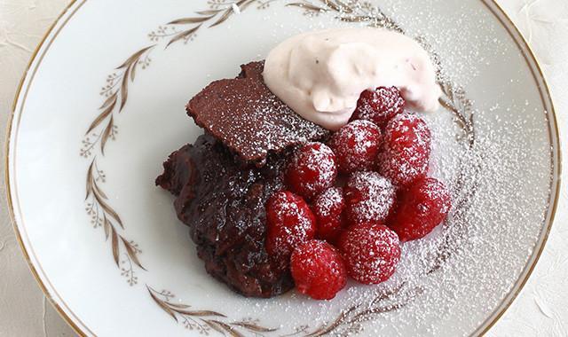 Molten Chili Chocolate Brownies