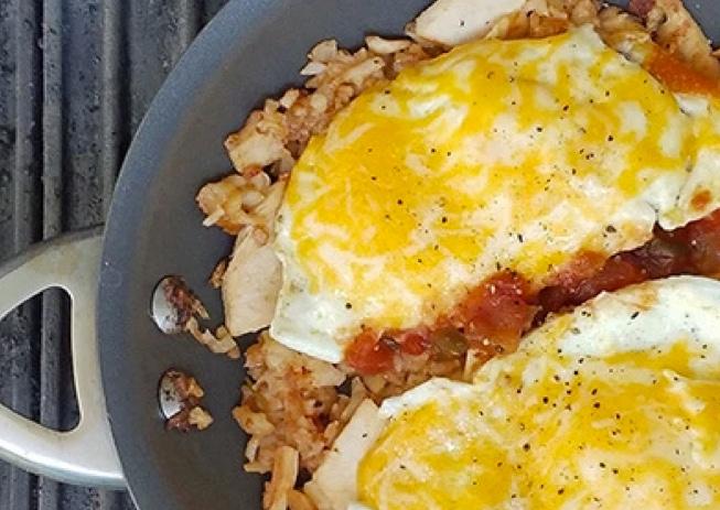 Smoked Chicken Carolina Reaper Hash