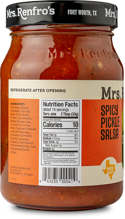 Spicy Pickle Salsa