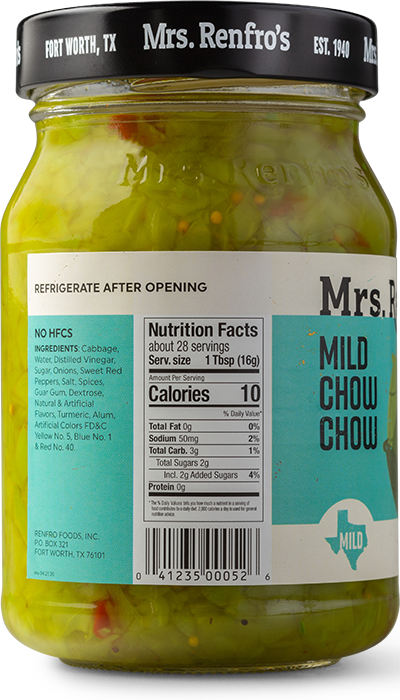 Mild Chow Chow – Renfro Foods